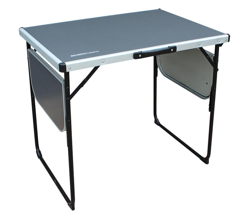 Alu Top Camping Table with folding side tables
