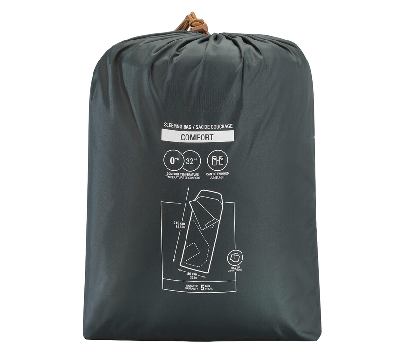 Camping sleeping bag - Arpenaz